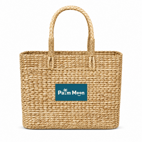 Palm Moon Handwoven Market Bag