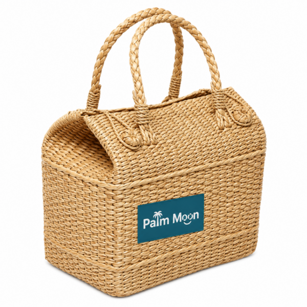 Palm Moon Handwoven Picnic Bag